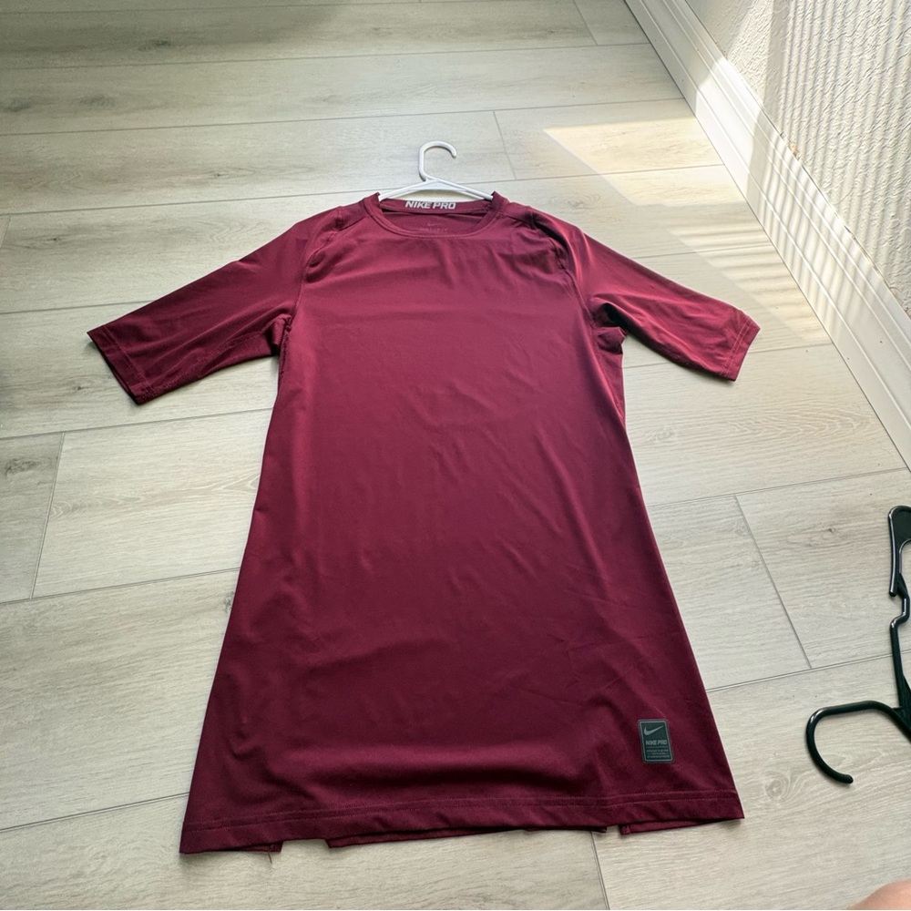 Nike Burgundy active shirt
